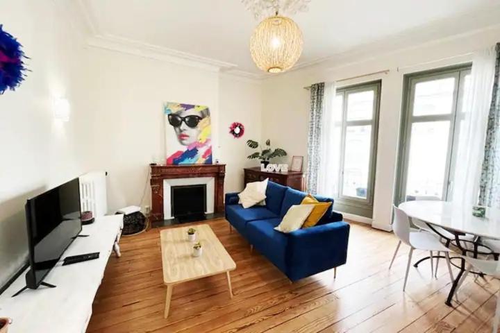 Apartmán Cosy Hortensia- 4 Ch- Clemenceau Hypercentre & Parking Sous Terrain- 110M2 Pau Exteriér fotografie